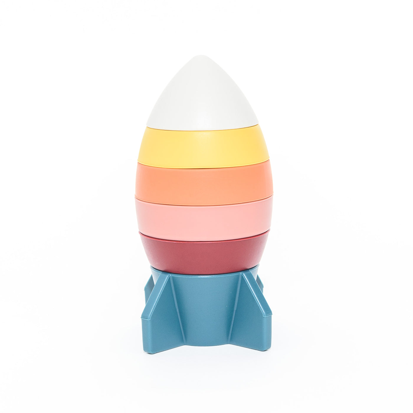 Rocket Silicone Educational Stacking Toy