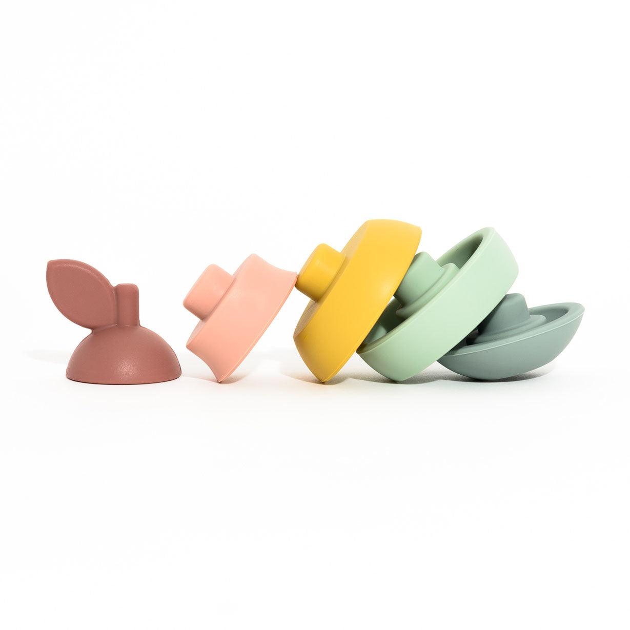 Pear Silicone Stacking Toy - Ollie+Zara