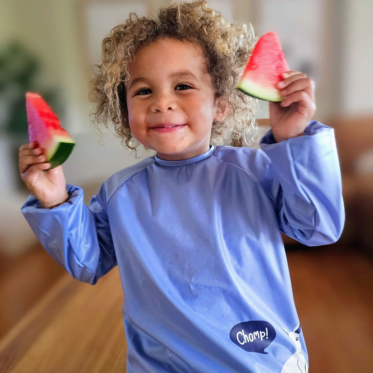 Little Chomps Messy Mealtime (Preschool) Smock Bib: 2-5yrs