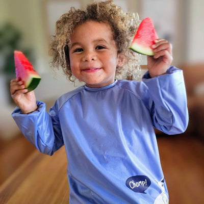 Little Chomps Messy Mealtime (Preschool) Smock Bib: 2-5yrs