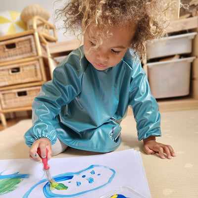 Little Chomps Messy Mealtime (Preschool) Smock Bib: 2-5yrs