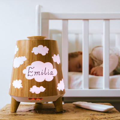 Hush Ultrasonic Vaporiser with Nightlight and Sound (Bonus Essential Oil)