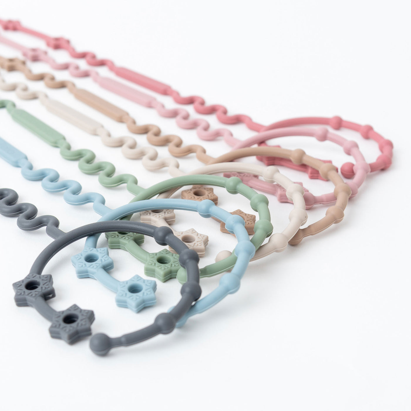 Silicone Toy Chain - Snowflake (NEW Design)