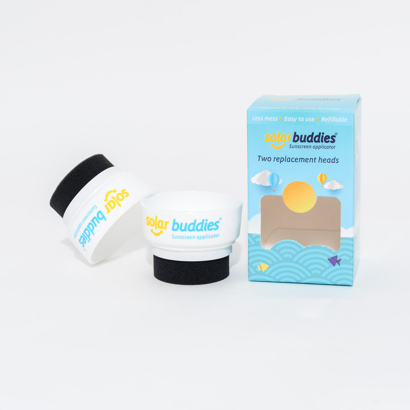 Solar Buddies Sunscreen Applicator Replacement Heads (2 pack)