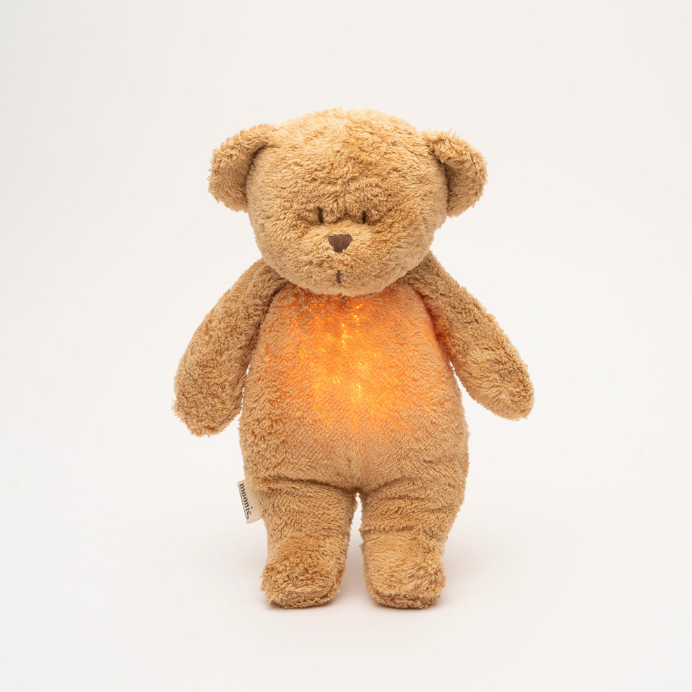 Moonie 2.0 Organic Humming Bear with a Lamp