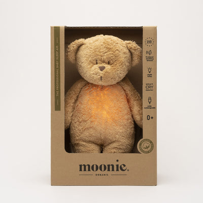 Moonie 2.0 Organic Humming Bear with a Lamp
