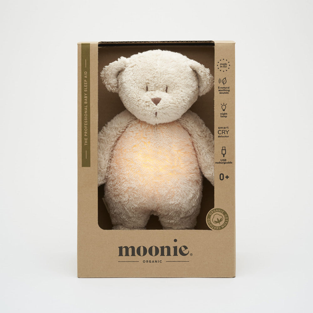 Moonie 2.0 Organic Humming Bear with a Lamp