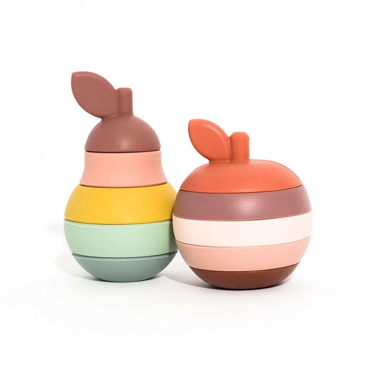 Pear Silicone Stacking Toy - Ollie+Zara