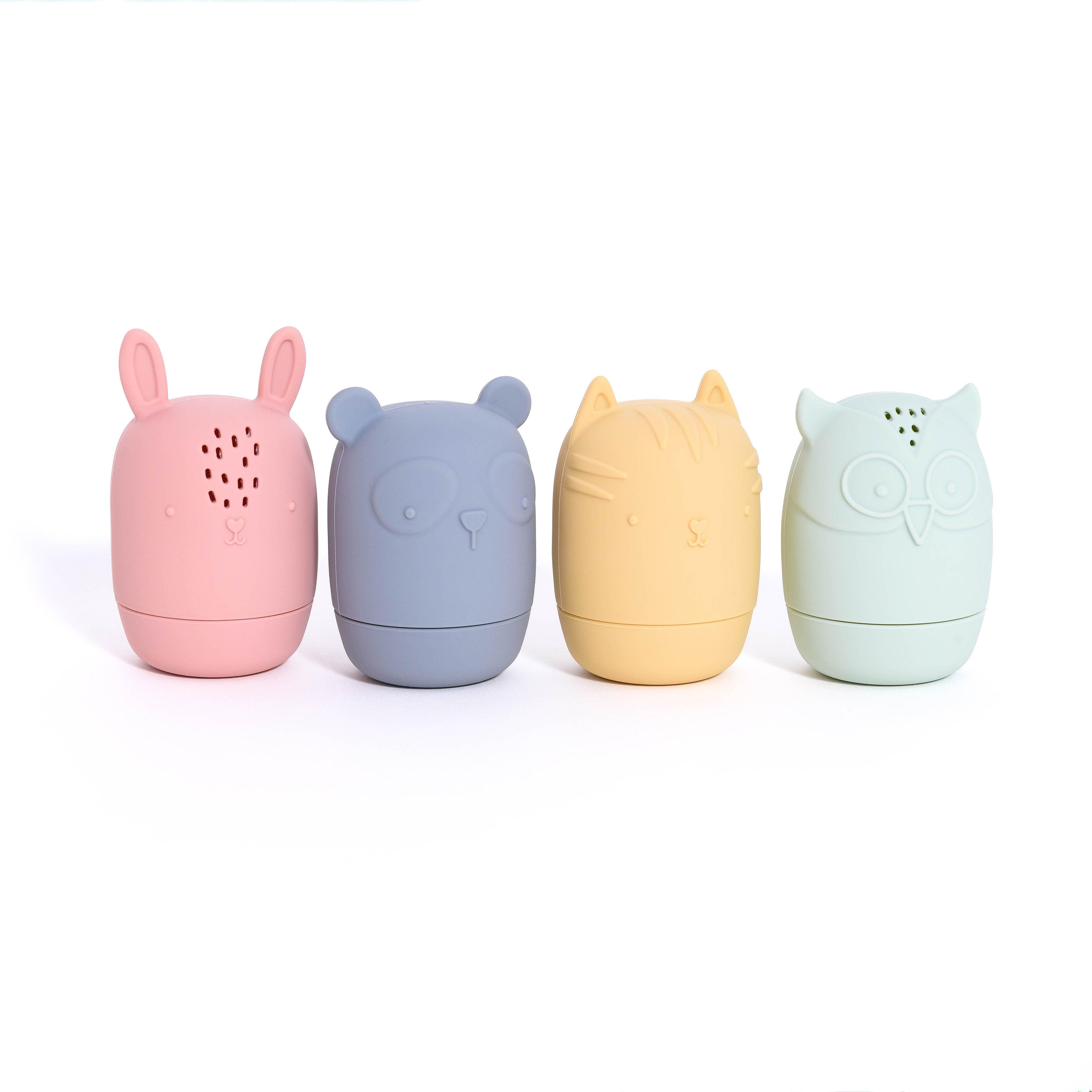 Forest Friends Silicone Bath Toys - Mould Free - Ollie+Zara