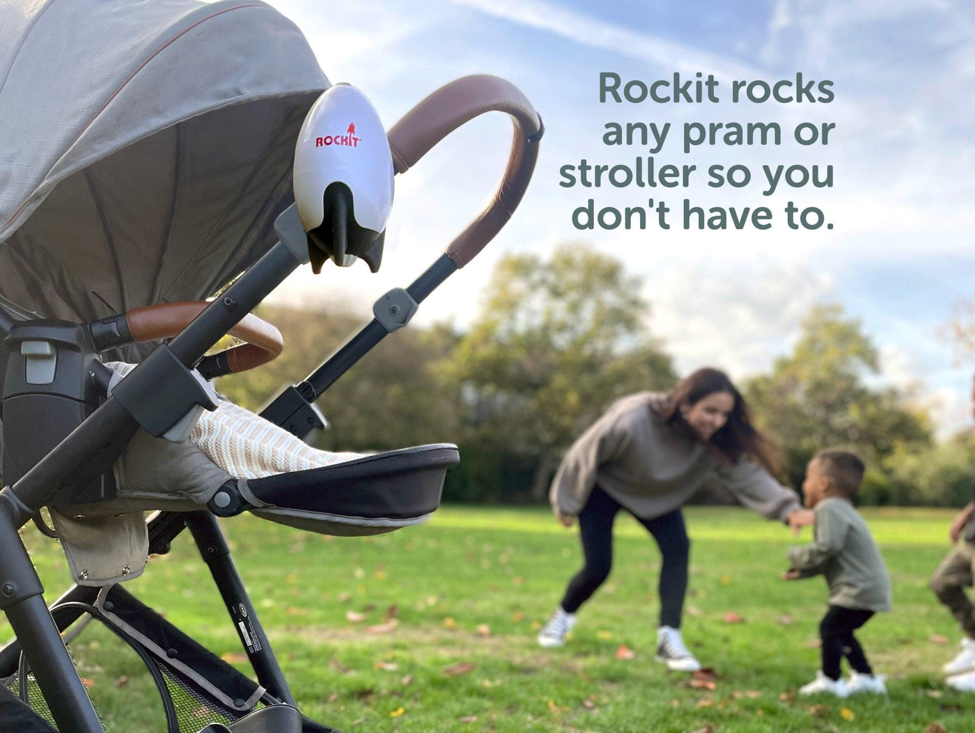 Rockit RECHARGEABLE Baby Pram Rocker - Ollie+Zara