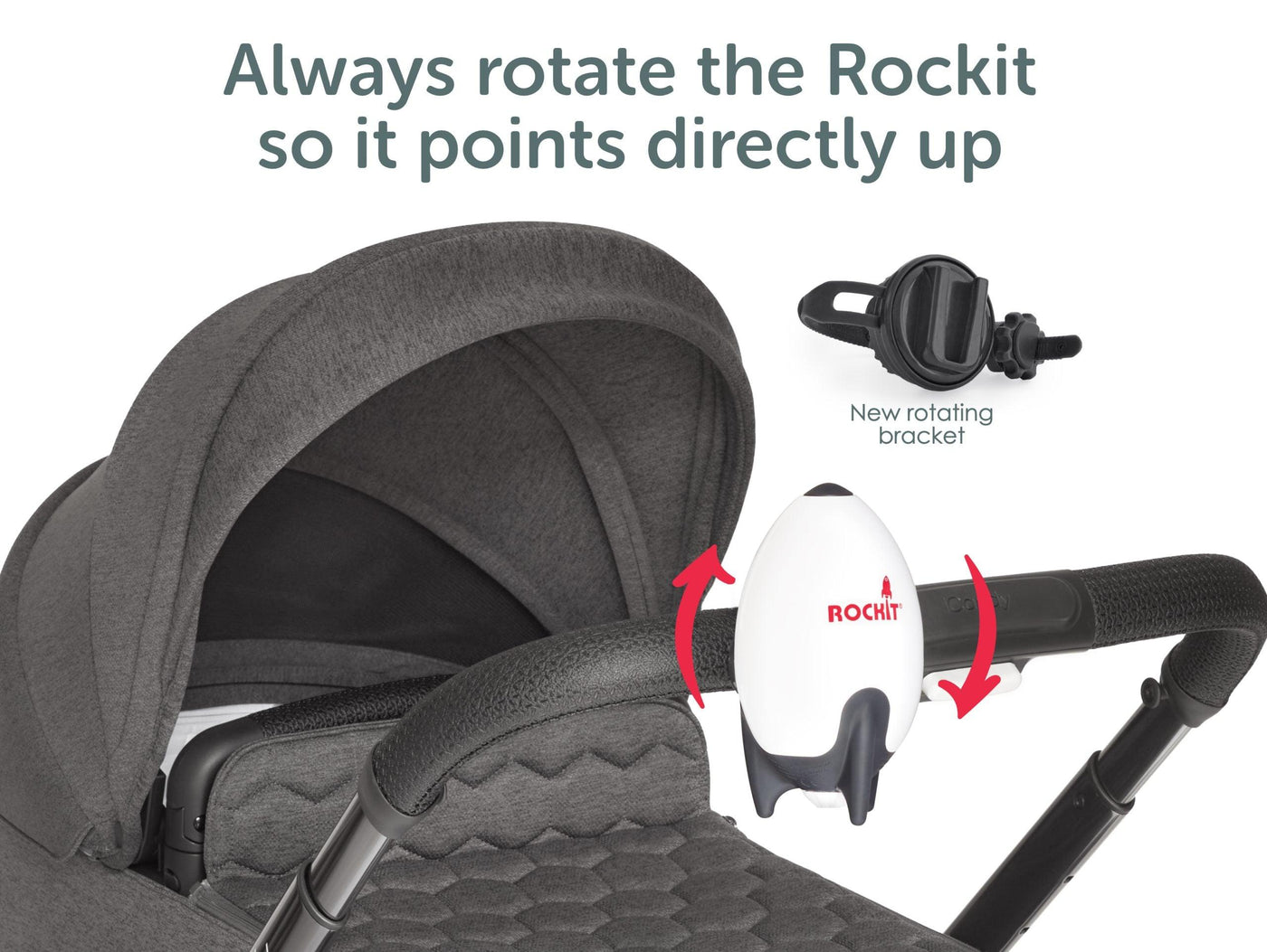 Rockit RECHARGEABLE Baby Pram Rocker - Ollie+Zara