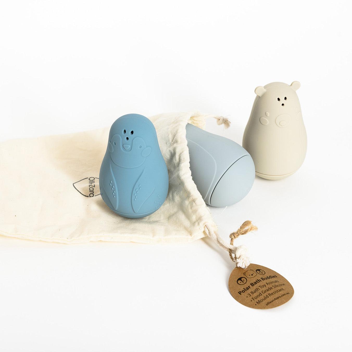 Polar Bath Buddies - Bath Toys - Ollie+Zara